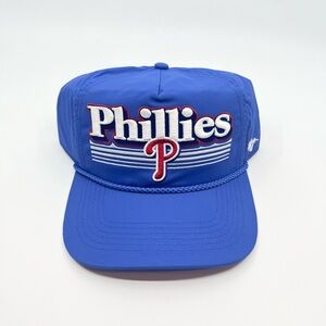 Philadelphia Phillies 47 Brand Nylon Rope Snapback Hat Baseball Blue Lightweight